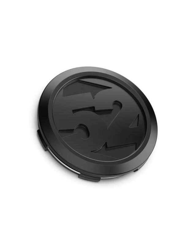 fifteen52 131mm Push Cap in Asphalt Black (Satin Black) Wheel Center Caps fifteen52