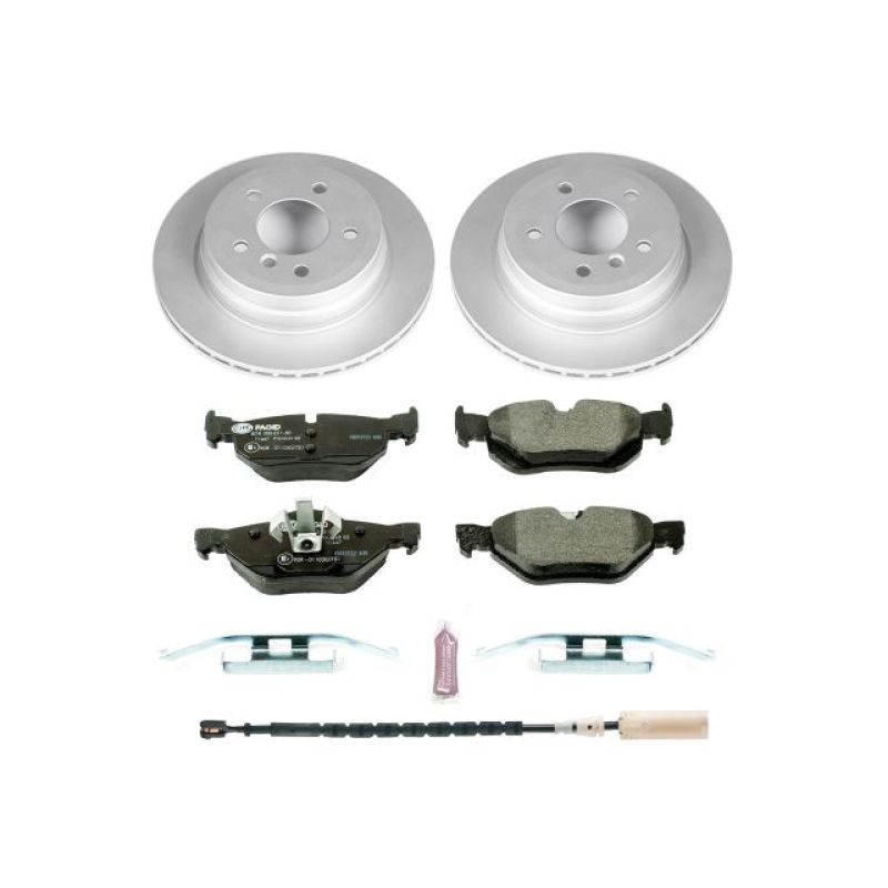 Power Stop 11-13 BMW 328i Rear Euro-Stop Brake Kit Brake Kits - OE PowerStop