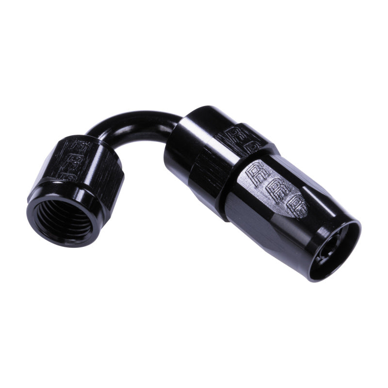 Russell 4AN ProClassic 120 Degree Hose End - Black Fittings Russell