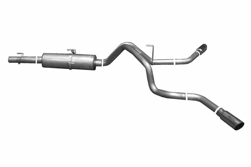 Gibson 04-05 Dodge Ram 1500 SLT 5.7L 2.5in Cat-Back Dual Extreme Exhaust - Aluminized Catback Gibson