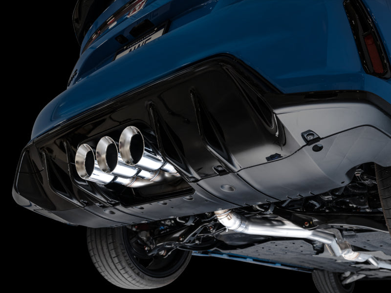 AWE Tuning 2023 Honda Civic Type R FL5 Touring Edition Exhaust w/ Triple Chrome Silver Tips Catback AWE Tuning