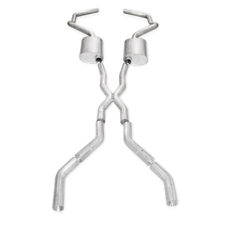 Stainless Works Chevy Camaro 1967-69 Exhaust 3in Stainless with X-Pipe Catback Stainless Works