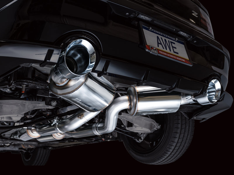 AWE 2023 Nissan Z RZ34 RWD Touring Edition Catback Exhaust System w/ Chrome Silver Tips Catback AWE Tuning