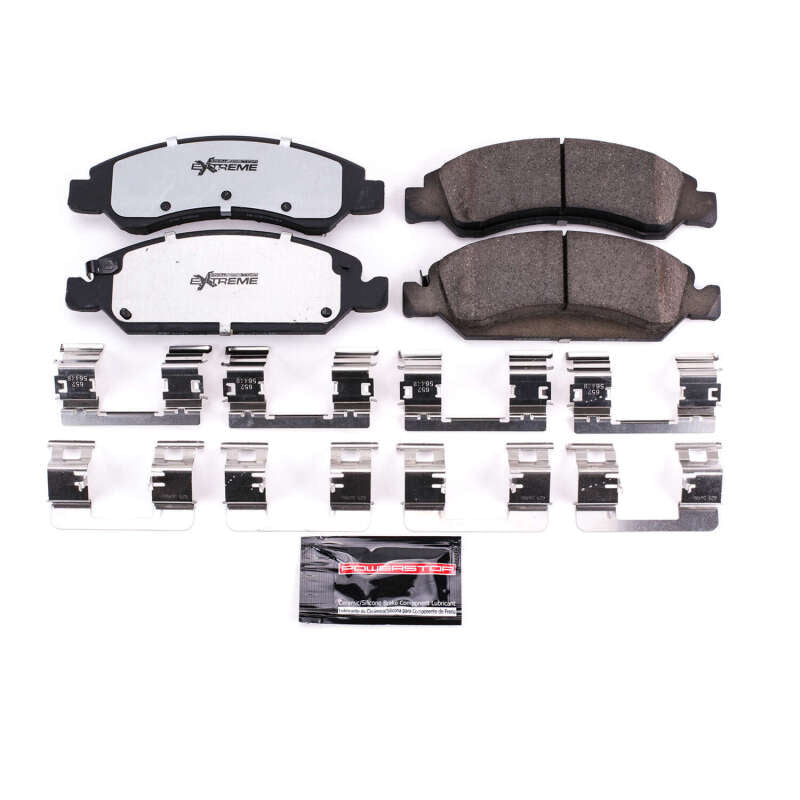 Power Stop 2008 Chevrolet Avalanche Front Z36 Truck & Tow Brake Pads w/Hardware Brake Pads - Performance PowerStop