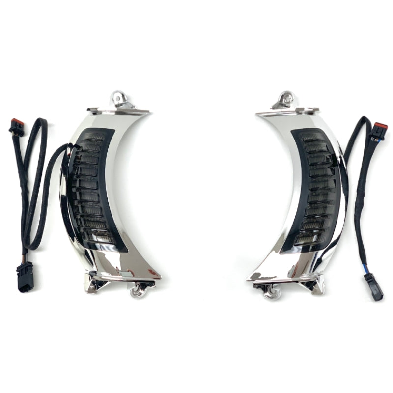 Letric Lighting Fairing Vent Switchback Turn Signal Chrome Light Accessories and Wiring Letric Lighting
