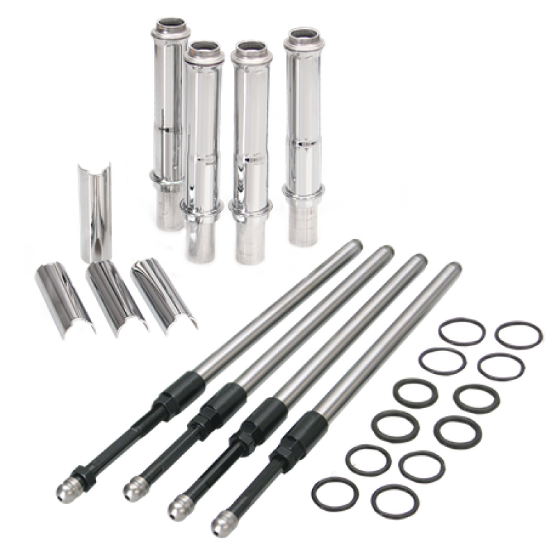 S&S Cycle 1999+ BT Stock Engine Height w/ 4.937in Length Cylinders Adjustable Pushrod Set Push Rods S&S Cycle