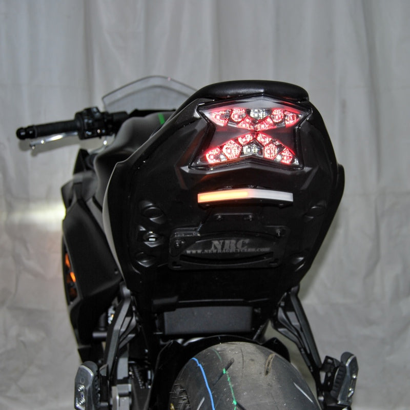 New Rage Cycles 23+ Kawasaki Ninja 650 Fender Eliminator Tucked Lights Corner New Rage Cycles