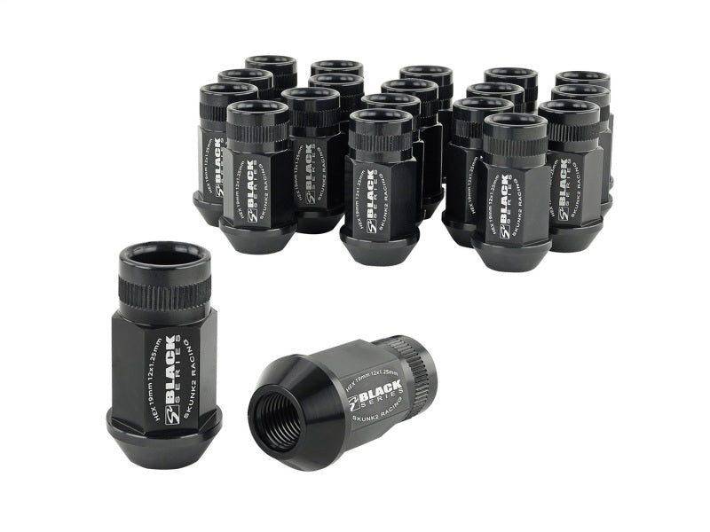 Skunk2 12x1.25 Forged Lug Nut - Black (Set of 20) Lug Nuts Skunk2 Racing