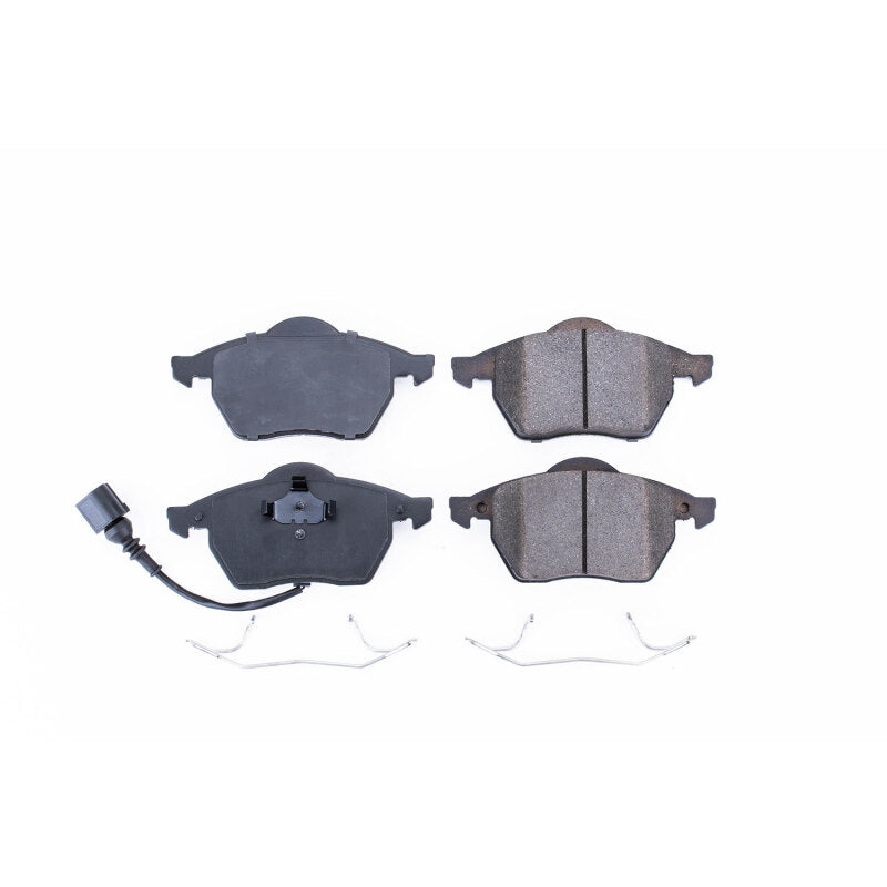 Power Stop 00-06 Audi TT Front Z17 Evolution Ceramic Brake Pads w/Hardware Brake Pads - OE PowerStop