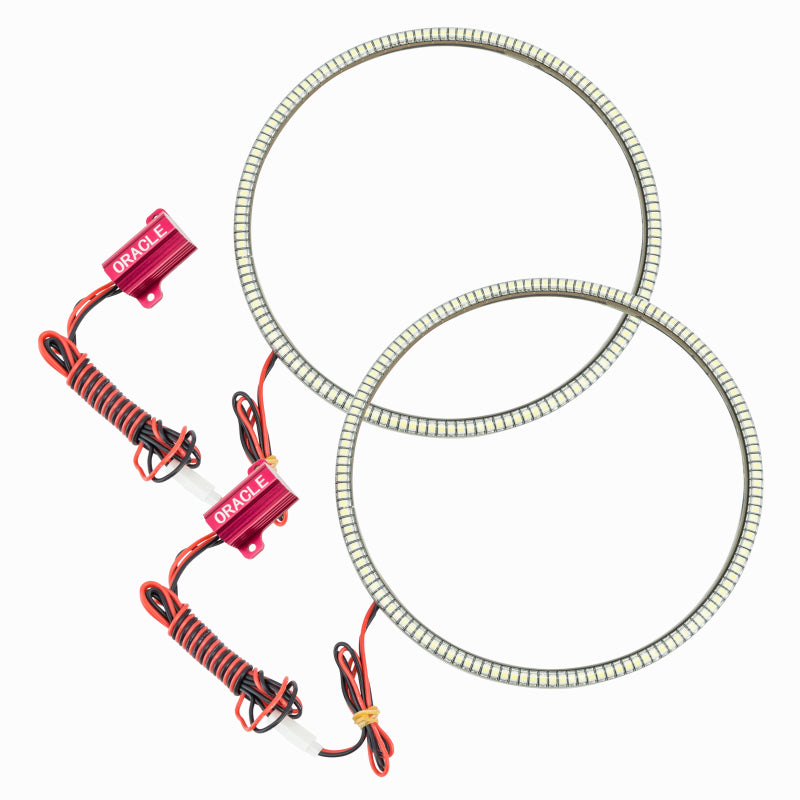 Oracle 7in Round Exterior Waterproof LED Halo Kit - White Fog Lights ORACLE Lighting