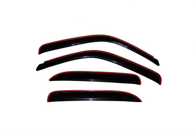 AVS 02-06 Cadillac Escalade Ventvisor In-Channel Front & Rear Window Deflectors 4pc - Smoke Wind Deflectors AVS