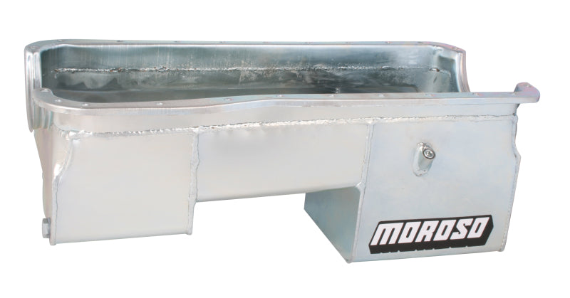 Moroso Ford 429-460 (w/Rear Sump) Extra Deep Wet Sump 8qt 9in Steel Oil Pan Oil Pans Moroso