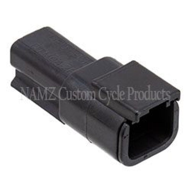 NAMZ Deutsch DTM 2-Position Receptacle w/2 Stamped Terminals & Wedgelock - Black (HD 74102-98BK) Wiring Connectors NAMZ