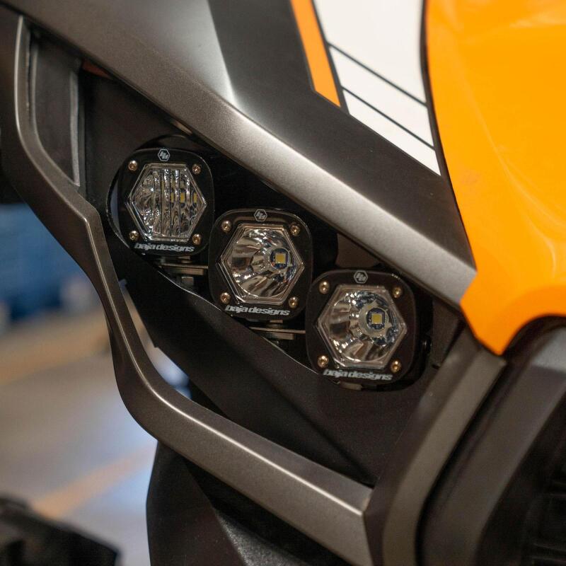 Baja Designs 23-24 Kawasaki Teryx KRX 100 S1 LED/Laser Headlight Kit Light Bars & Cubes Baja Designs