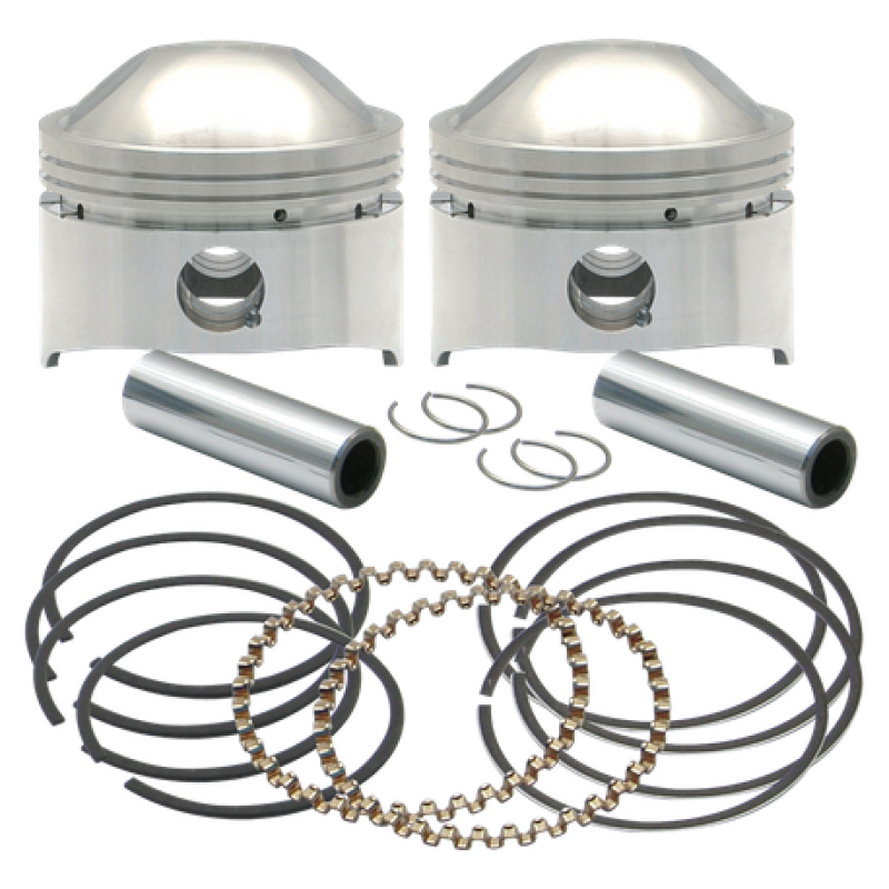 S&S Cycle 36-84 BT 3-1/2in +.020in 80in HC Forged Pistons Piston Sets - Powersports S&S Cycle