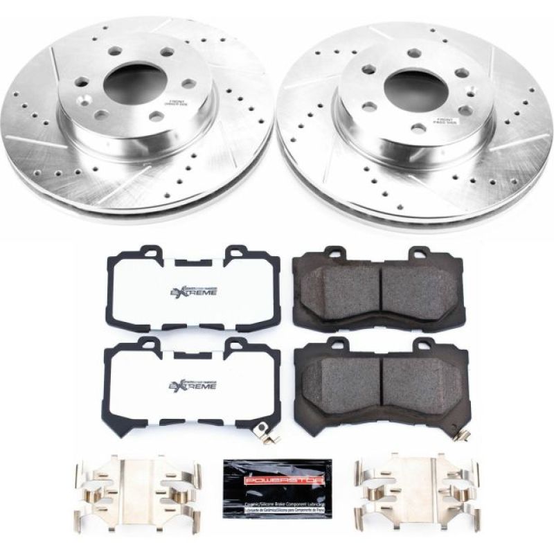 Power Stop 15-18 Chevrolet Colorado Front Z36 Truck & Tow Brake Kit Brake Kits - Performance D&S PowerStop