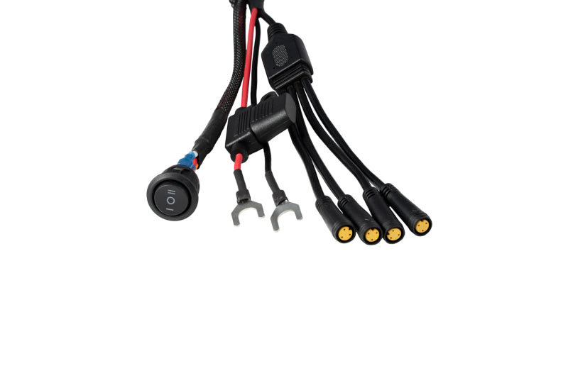 Diode Dynamics Stage Series Rock Light Single Color M8 3-Pin Wiring Harness Light Accessories and Wiring Diode Dynamics