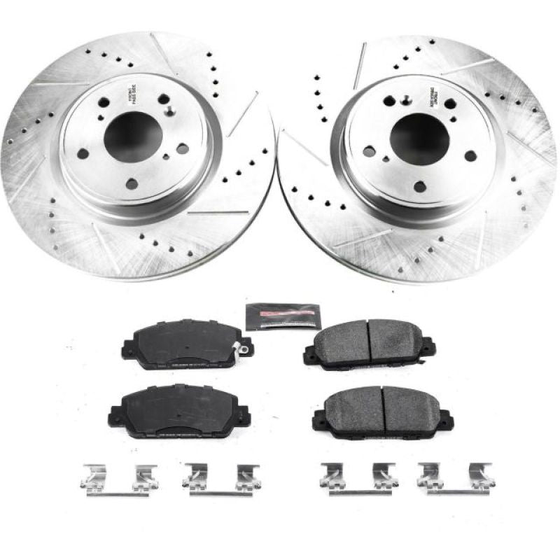 Power Stop 18-19 Honda Accord Front Z23 Evolution Sport Brake Kit Brake Kits - Performance D&S PowerStop