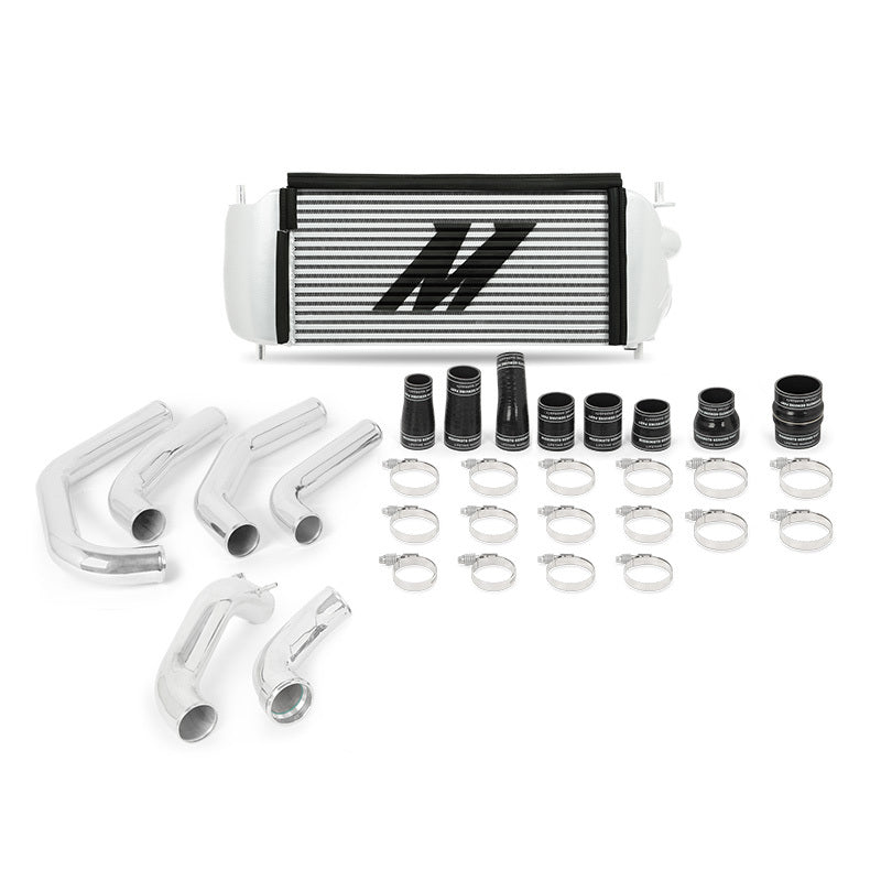 Mishimoto 15-17 Ford F-150 EcoBoost 2.7L Silver Performance Intercooler Kit w/ Polished Pipes Intercooler Kits Mishimoto