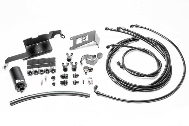 Radium Engineering Nissan R35 GT-R Fuel Hanger Feed Kit - Stainless Fuel Pump Hangers Radium Engineering