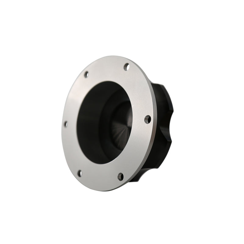 Aeromotive Fill Cap - Screw-On - 3in - Flanged - 6-Bolt - Black Fuel Tanks Aeromotive