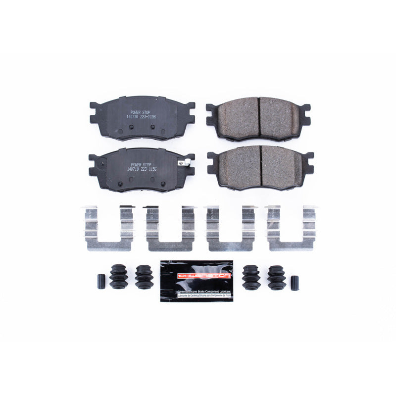 Power Stop 06-11 Hyundai Accent Front Z23 Evolution Sport Brake Pads w/Hardware Brake Pads - Performance PowerStop