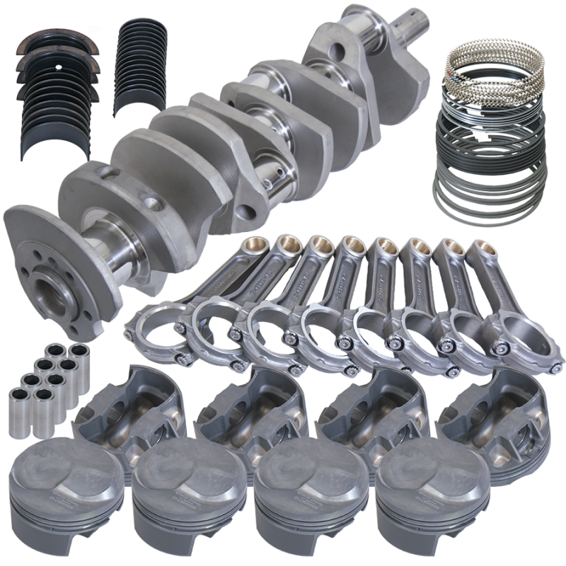 Eagle Chevy 454 4.250in Crank 6.385in I-Beam Rods 43cc Dome 4.350in Pistons Rotating Assembly Rotating Assemblies Eagle