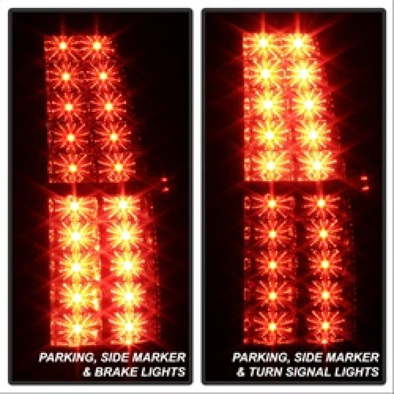 Spyder Chevy Suburban/GMC Yukon/Yukon Denali 07-14 LED Tail Lights Blk ALT-YD-CSUB07-LED-BK Tail Lights SPYDER