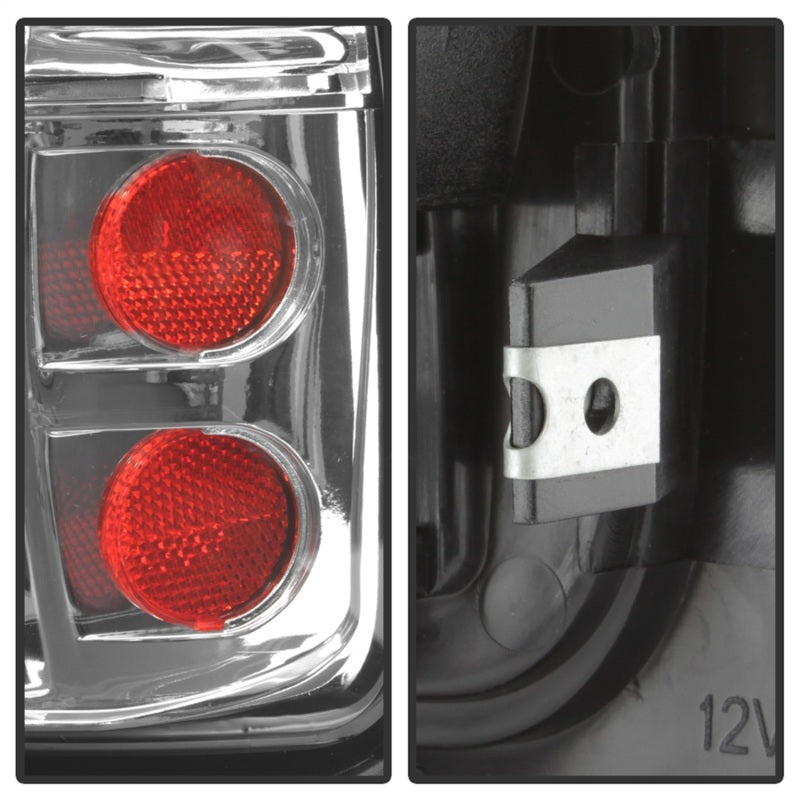 xTune Dodge Ram 1500/2500/3500 94-01 Euro Style Tail Lights Chrome ALT-ON-DRAM94-C Tail Lights SPYDER