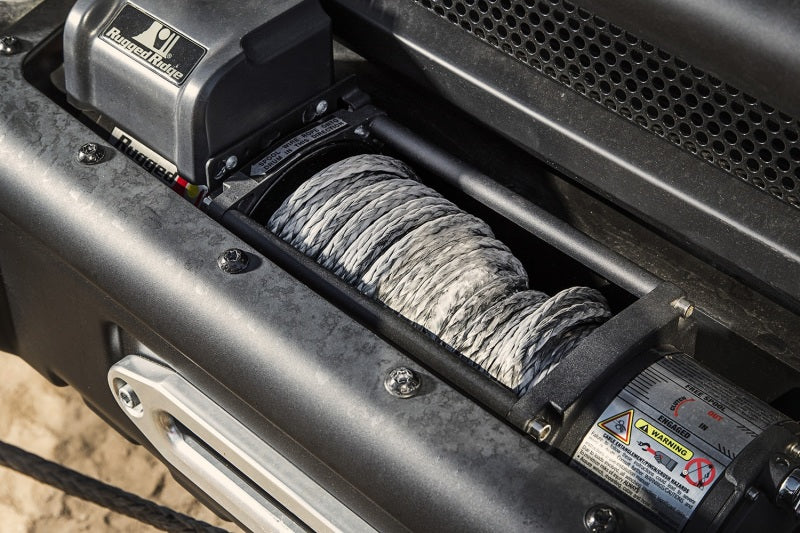 Rugged Ridge Synthetic Winch Line Dark Gray 7/16in x 90 Ft Winch Kit Rugged Ridge