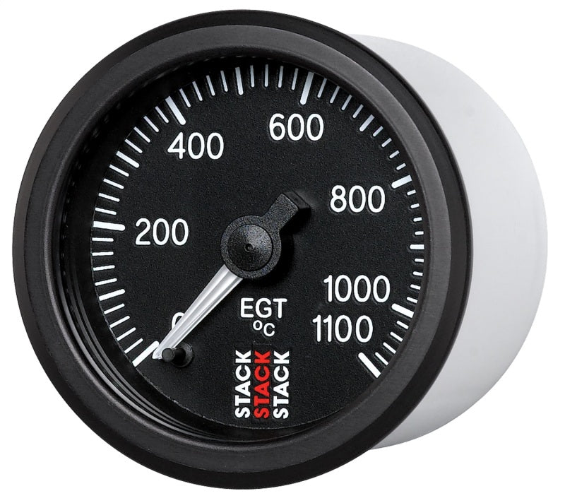 Autometer Stack 52mm 0-1100 Deg C Pro Stepper Motor Exhaust Gas Temp Gauge - Black Gauges AutoMeter