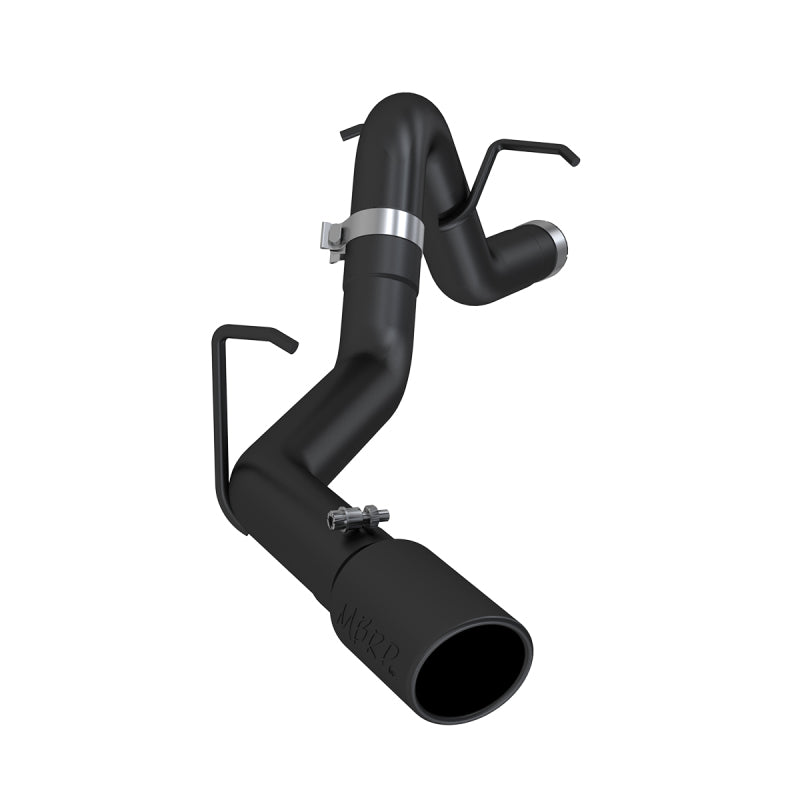 MBRP 16-19 Chevy/GMC Colorado/Canyon Duramax 3in Filter Back Single Side Black Coated Exhaust System DPF Back MBRP