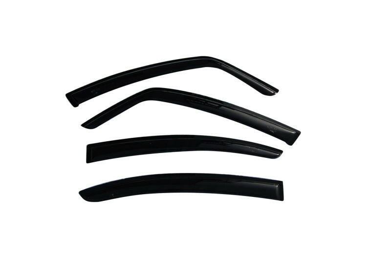 AVS 08-10 Suzuki SX4 Ventvisor Outside Mount Window Deflectors 4pc - Smoke Wind Deflectors AVS