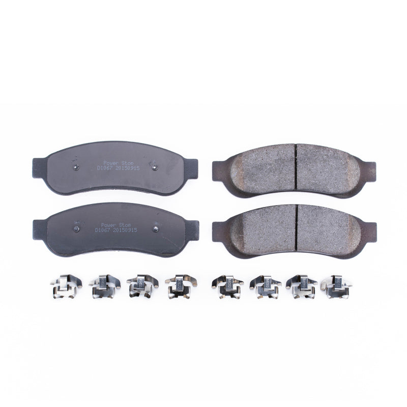 Power Stop 07-10 Ford F-250 Super Duty Rear Z17 Evolution Ceramic Brake Pads w/Hardware Brake Pads - OE PowerStop