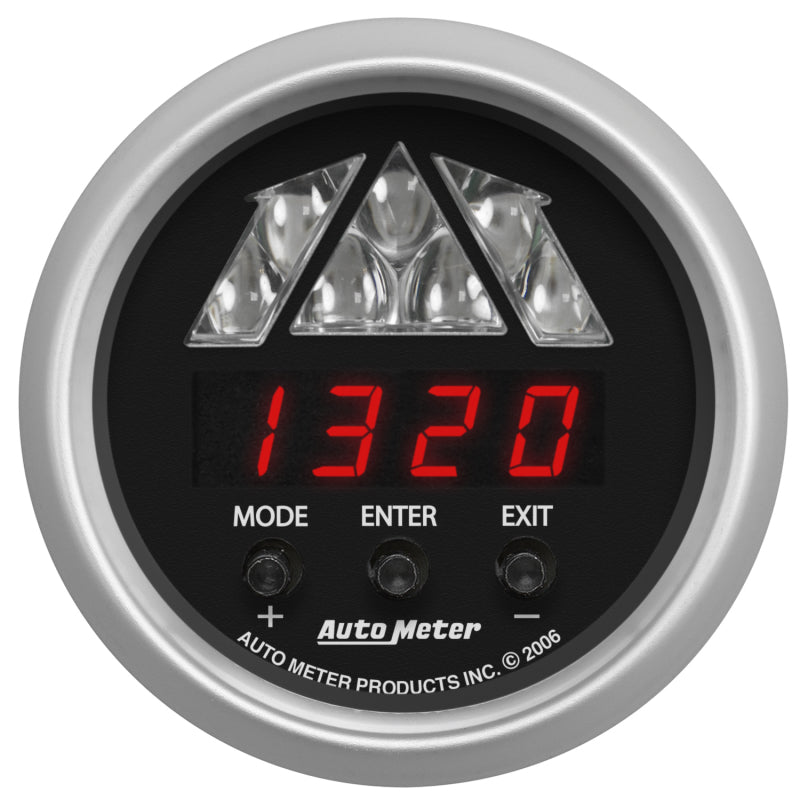 Autometer Sport-Comp 52mm 0-15k RPM Digital Pro Shift System Shift Light Level 1 Gauges AutoMeter