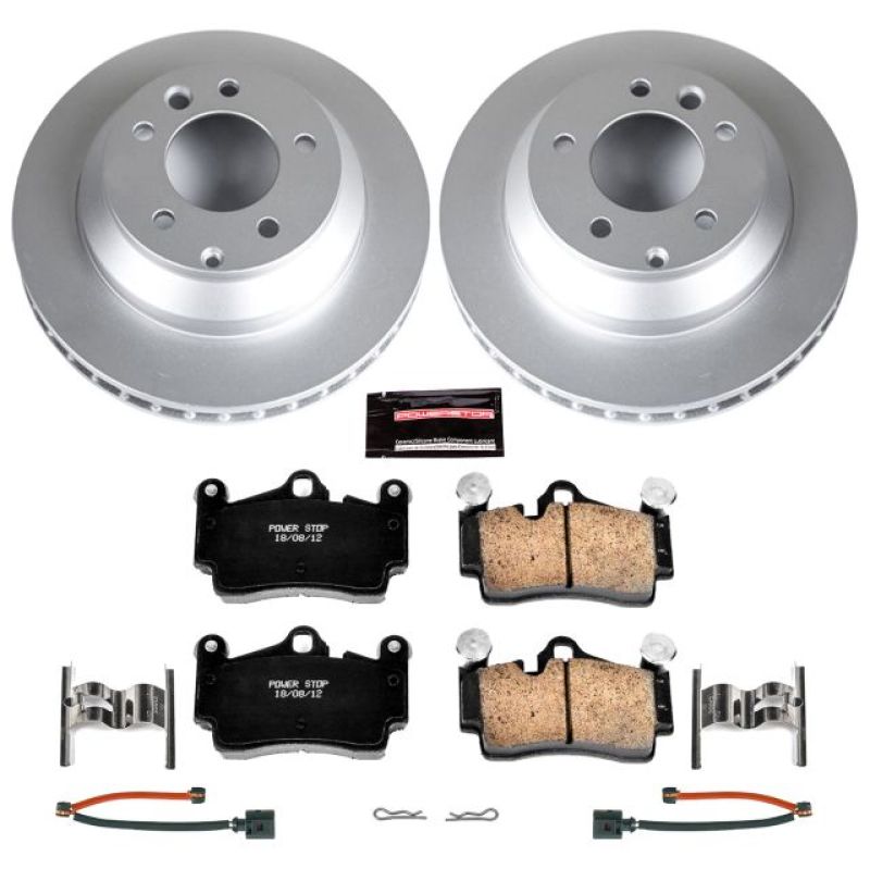 Power Stop 07-15 Audi Q7 Rear Z23 Evolution Sport Coated Brake Kit Brake Kits - Performance D&S PowerStop