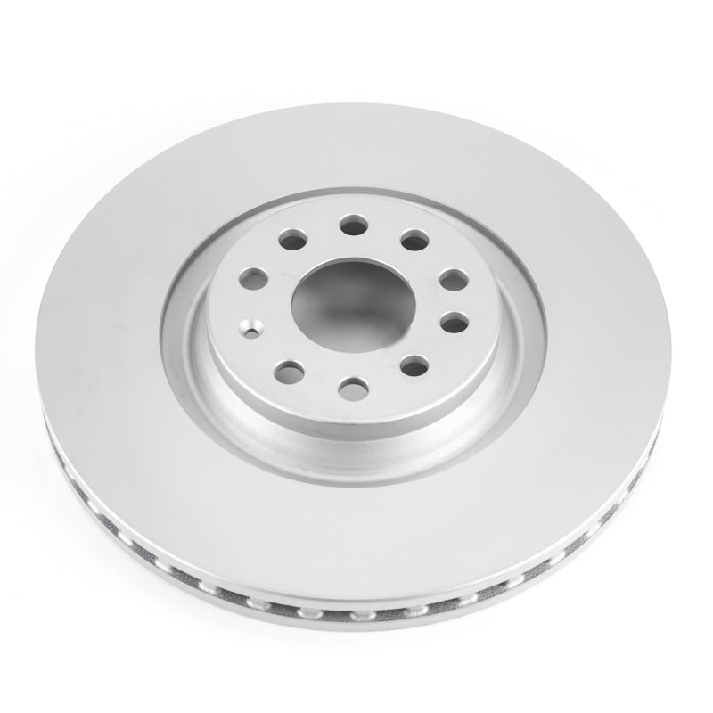 Power Stop 15-18 Audi S3 Front Evolution High Carbon Geomet Coated Rotor Brake Rotors - OE - Cryo PowerStop