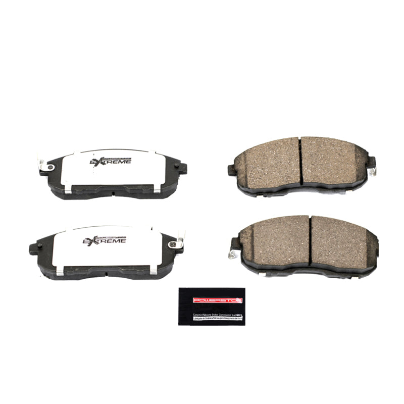 Power Stop 03-05 Infiniti G35 Front Z26 Extreme Street Brake Pads w/Hardware Brake Pads - Performance PowerStop