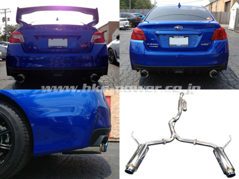 HKS Hi-Power Muffler WRX STI/WRX 2015 US Catback HKS