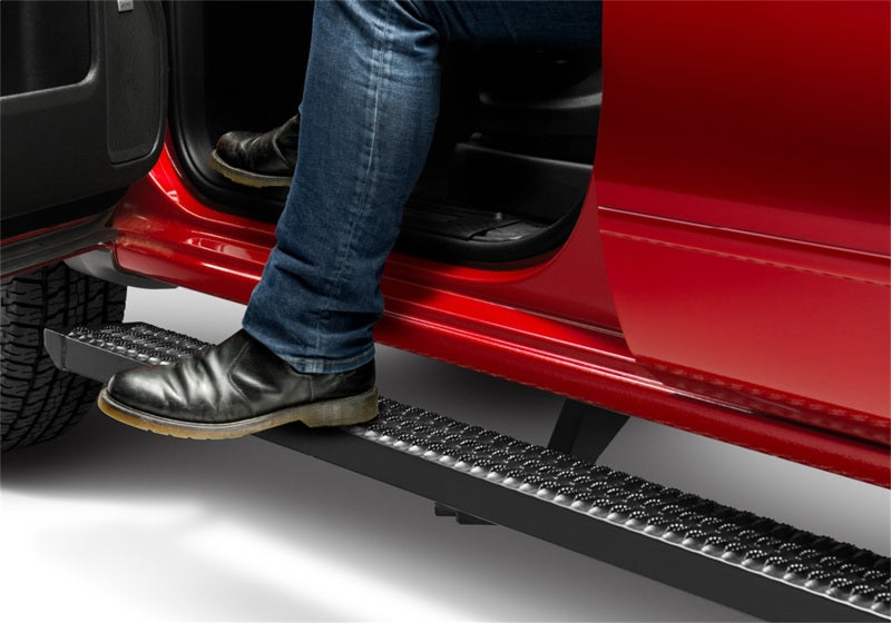 N-Fab Growler Fleet 05-19 Toyota Tacoma Crew Cab - Cab Length - Tex. Black Running Boards N-Fab