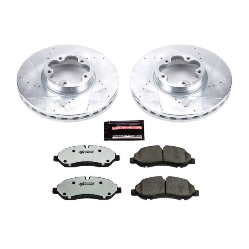 Power Stop 15-18 Ford Transit-350 HD Front Z36 Truck & Tow Brake Kit Brake Kits - Performance D&S PowerStop