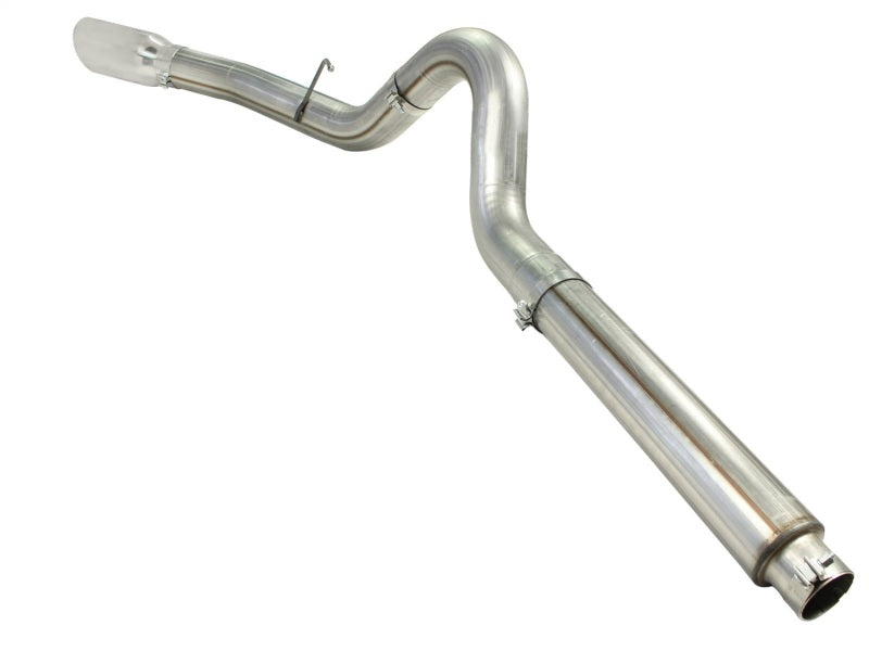 aFe MACHForce XP 5in DPF-Back Stainless Steel Exh Sys, polished tip,Ford Diesel Trucks 08-10 V8-6.4L DPF Back aFe