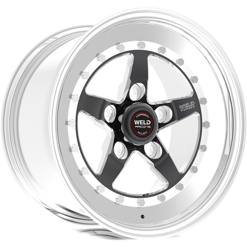 Weld Weldstar 15x10 / 5x4.5 BP / 6.5in. BS Black Wheel - Non-Beadlock Wheels - Forged Weld