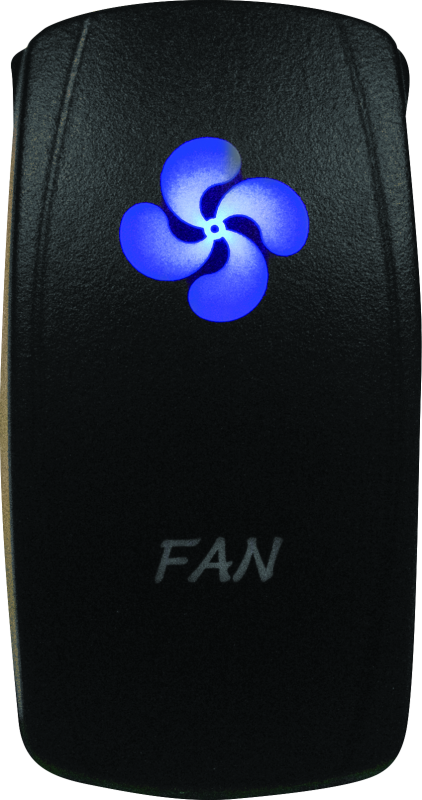 DragonFire Racing Lighted Switch Fan On/Off Blue Relays DragonFire Racing