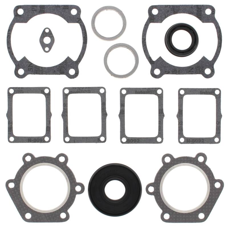 Vertex Gaskets 1985 Yamaha SS440J Complete Gasket Kit w/ Oil Seals Engine Hardware Vertex Pistons
