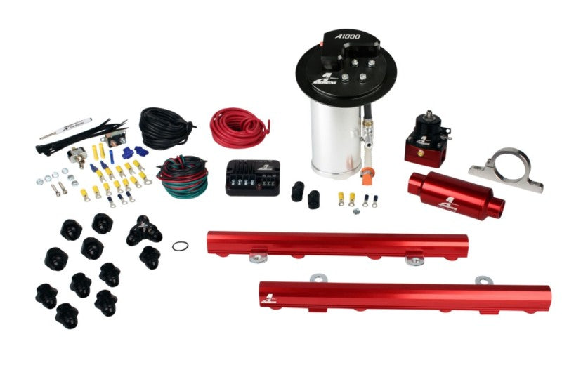Aeromotive 10-17 Mustang GT Stealth A100 Street Fuel Pump System w/Fuel Rails Fuel Systems Aeromotive