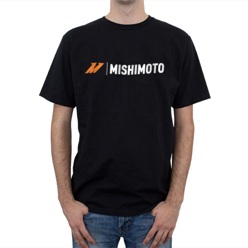 Mishimoto Large Black Signature Logo T-Shirt Cargo Boxes & Bags Mishimoto