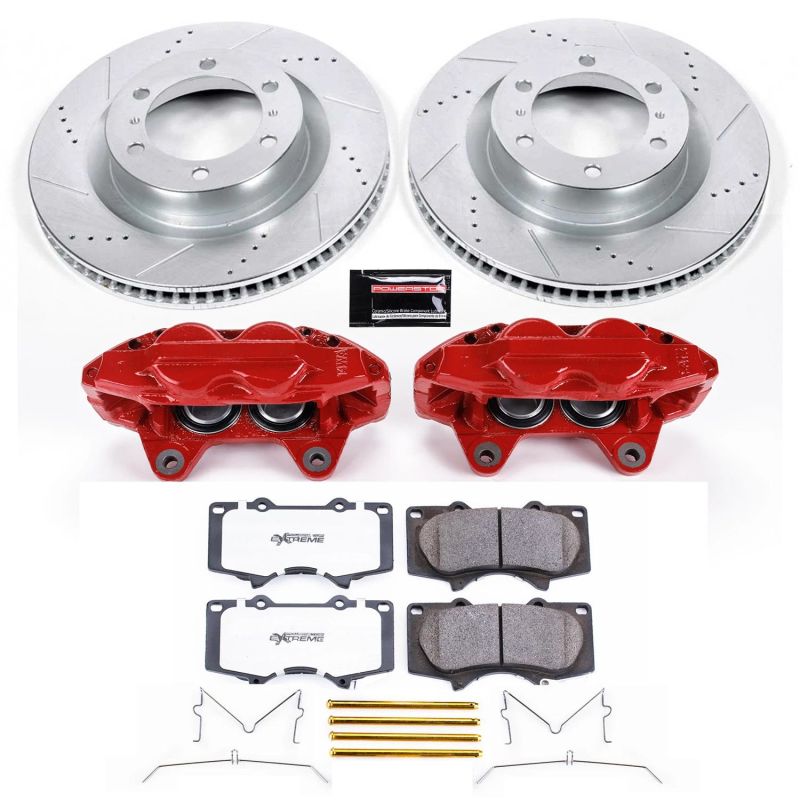 Power Stop 10-15 Toyota 4Runner Front Z36 Truck & Tow Kit w/Cals Brake Kits - Performance D&S PowerStop