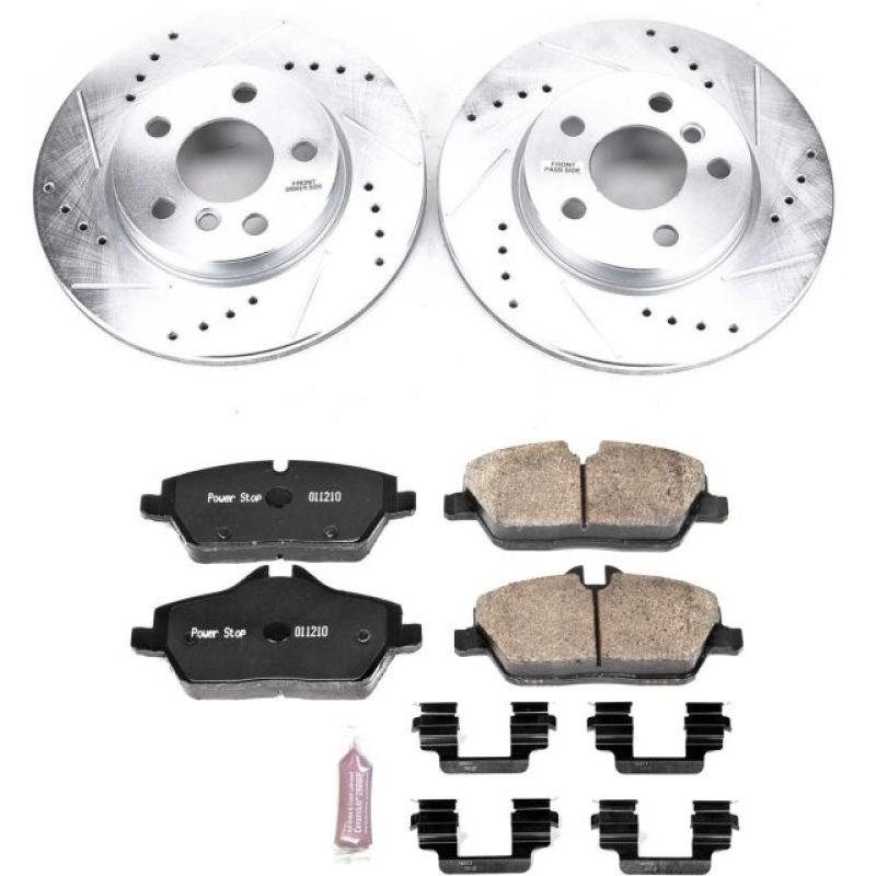 Power Stop 14-16 Mini Cooper Front Z23 Evolution Sport Brake Kit Brake Kits - Performance D&S PowerStop