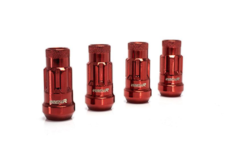 Wheel Mate WM14R 14x1.50 Wheel Locks Red 4 PCS Lug Nuts Wheel Mate